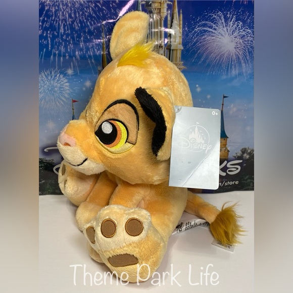 Disney Parks Lion King Simba Big Feet 10” Plush Toy NEW - Picture 2 of 4